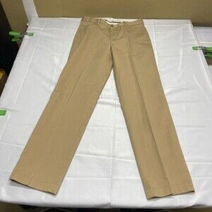 Brooks Brothers Advantage Chino Clark Fit Pants Khaki Size 34x34! 100 % Cotton